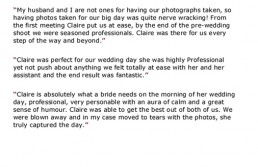 west-sussex-wedding-photographers-testimonials