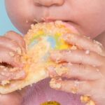 Studio planning details for cake smash experience, colours and props ready for first birthday"